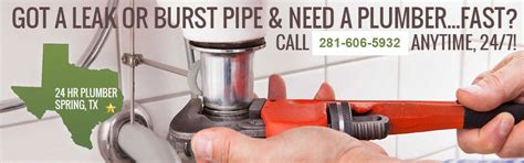 24 Hour Plumber Spring TX | 24 Hour Plumbing | Water Heater