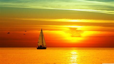 Sunset Sailing Wallpapers - Wallpaper Cave