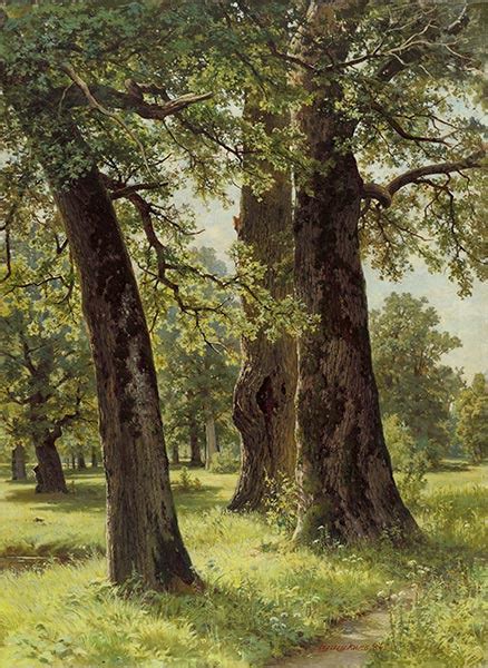 Oaks | Ivan Shishkin | Painting Reproduction 1694 | TOPofART