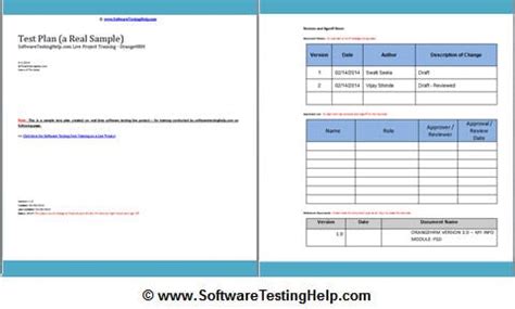 Test Plan Tutorial: A Guide To Write A Software Test Plan Document From ...