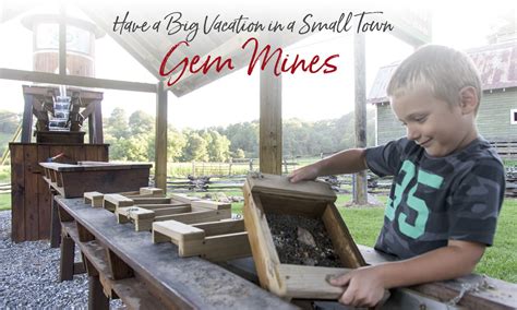 Gem Mining Affordable Family Fun Near Bryson City NC - Great Smokies