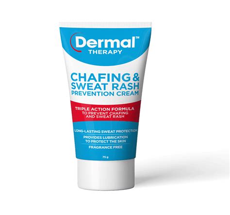 Chafing & Sweat Rash Prevention Cream | Anti chafing cream | Dermal Therapy