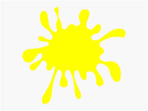 Yellow Clipart Splat - Yellow Color Clipart, HD Png Download ...