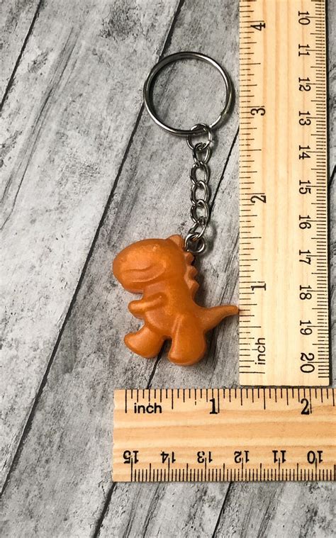 Tiny Diny Dinosaur Keychain Multiple Colors Available - Etsy