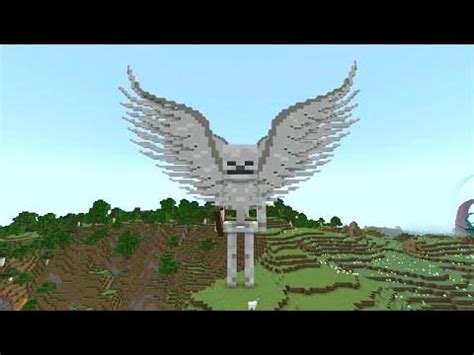 How to build a Minecraft Skeleton With Wings - YouTube