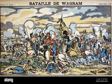 Napoleonic Wars. War of the Fifth Coalition. Battle of Wagram, July ...