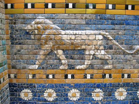 Babylonian Ishtar Gate Lion detail | Pergamon museum berlin, Pergamon ...