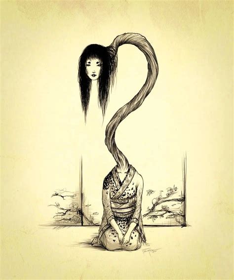 Rokurokubi | Yokai Wiki | FANDOM powered by Wikia | Scary art, Horror ...