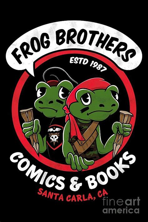 Frog Brothers Comics Books Vintage 80s Horror Tapestry - Textile by ...