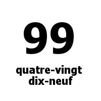 French Numbers 80-99