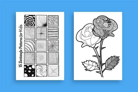 Zentangles | Mindfulness Activities For Kids | Lightly Sketched