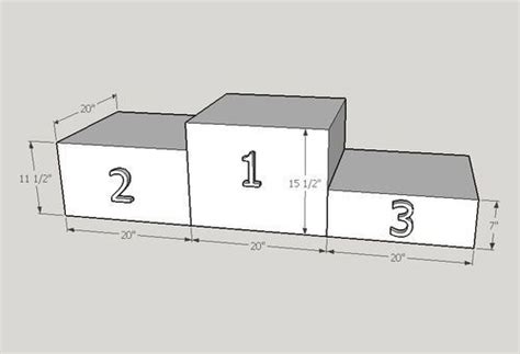 how to build a medal acceptance "podium" - by ghhb @ LumberJocks.com ...