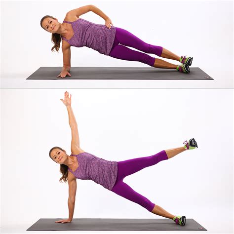 Side Plank Leg Lift | Tone Your Entire Body With This 1 Move | POPSUGAR ...