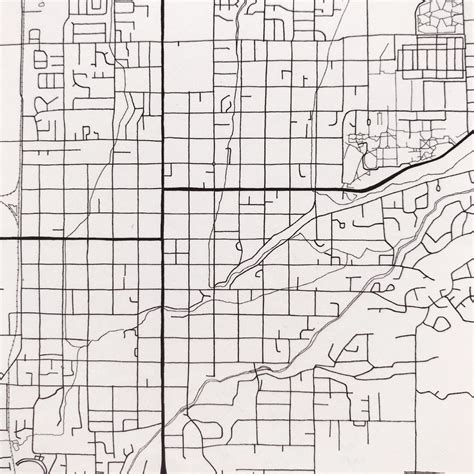 LOGAN UTAH Map Street Map City Map Drawing Black and White - Etsy