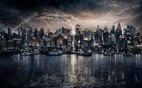 Gotham City Skyline Art | DC Comics Fan Wallpaper