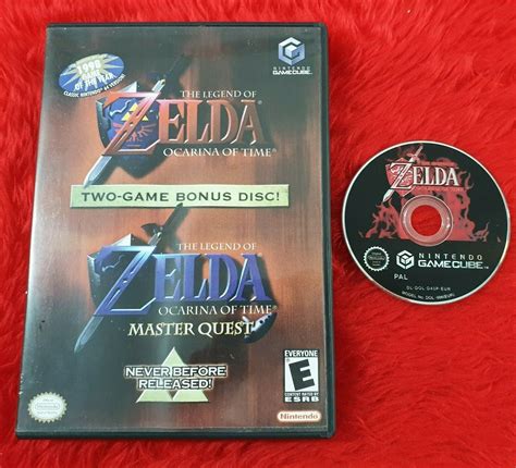 gamecube ZELDA OCARINA OF TIME + MASTER QUEST the Legend of (NI) wii ...