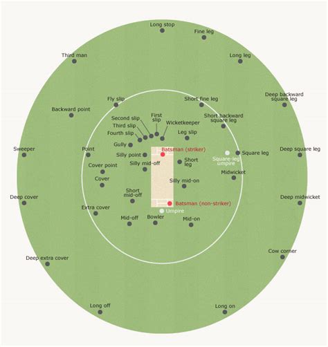 Positions on a cricket field – Cricket – Te Ara Encyclopedia of New Zealand