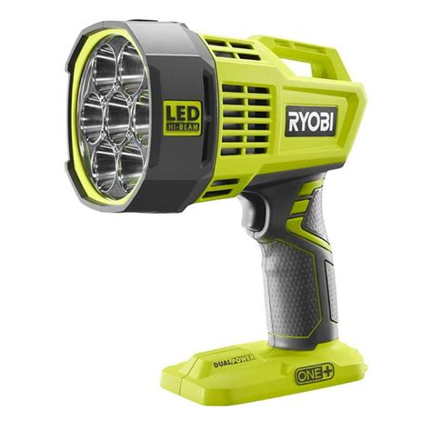 Ryobi P717 18-Volt ONE+ Cordless Dual Power LED Spotlight With 12-Volt ...