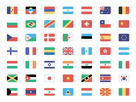 Stripe Flag Set by Tatiana Van Campenhout for Stripe on Dribbble