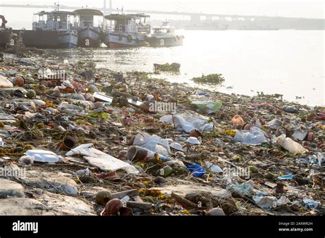 Ganges Water Pollution Polluted holy Ganga with human waste, industrial ...