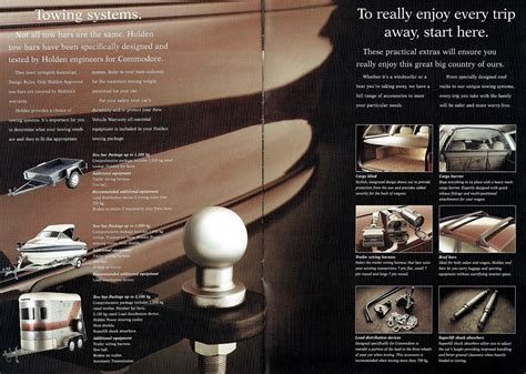 1997 Holden VT Commodore Accessories Brochure