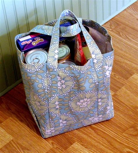 Shopping Bag Pattern Free Learn How To Make A Reusable Grocery Bag From ...