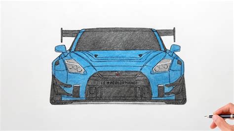 Nissan GTR Drawing | ubicaciondepersonas.cdmx.gob.mx