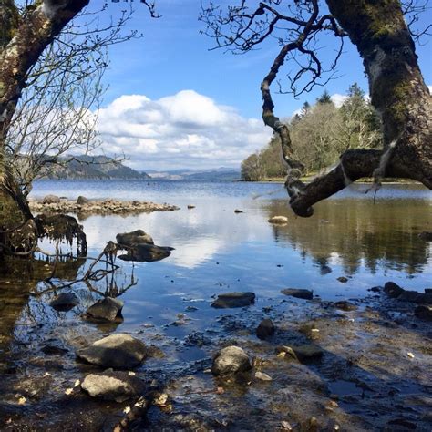 Camping at Loch Awe last weekend. Managed to get a shot while the water ...