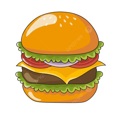 Beef Burger Clipart