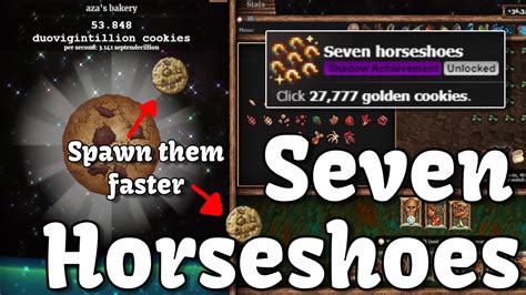 Cookie Clicker Shadow Achievement Guide: Seven Horseshoes - YouTube