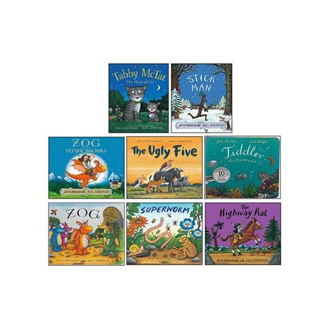 Buy Julia Donaldson and Axel Scheffler Early Readers Collection 8 Books ...