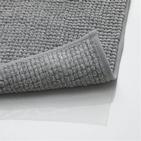 TOFTBO Bath mat, grey-white mélange, 60x120 cm - IKEA