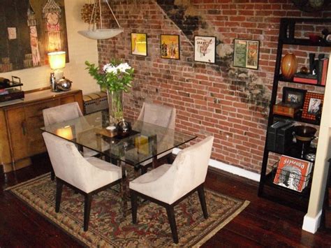 Classic Dining Room With Brick Wall | Klassisches esszimmer ...