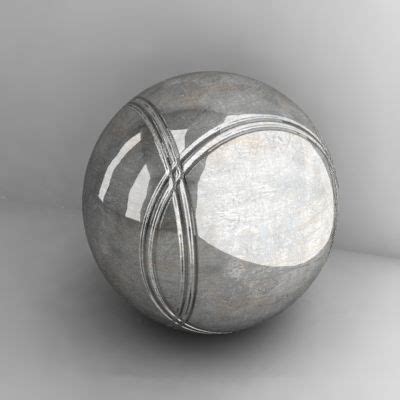 Petanque ball2 3D Model $35 - .3ds .obj .lwo .blend - Free3D