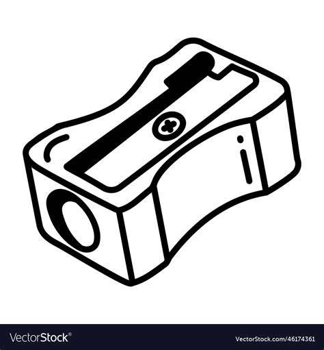 Pencil sharpener Royalty Free Vector Image - VectorStock