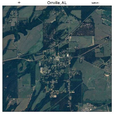 Aerial Photography Map of Orrville, AL Alabama