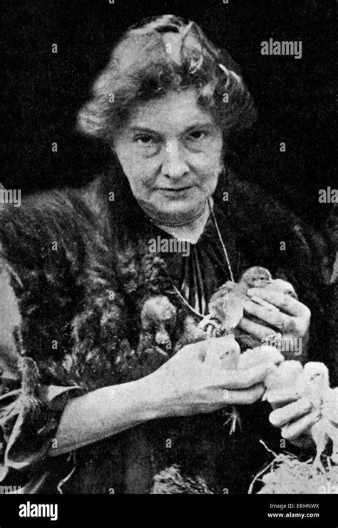 E. Nesbit - holding chicks in her hands, Edith Nesbit. English children ...