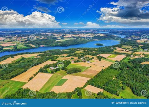 Kaszuby stock photo. Image of poland, drone, nature - 162038868