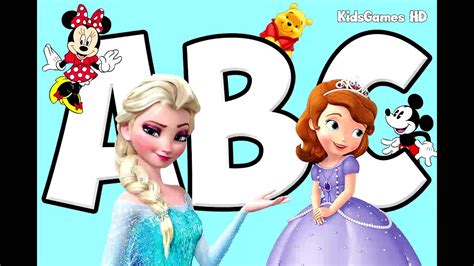 ABC Song for Kids - Disney Frozen Music & Learning Alphabet Song ...