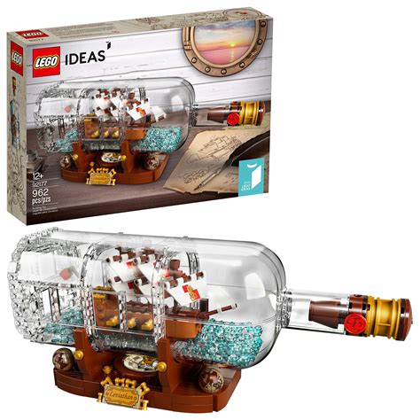 LEGO Ideas Ship in a Bottle 9...B078VVLQ6J | Encarguelo.com