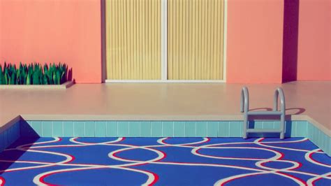 David Hockney's paintings of wealthy California suburbs get stop-motion ...