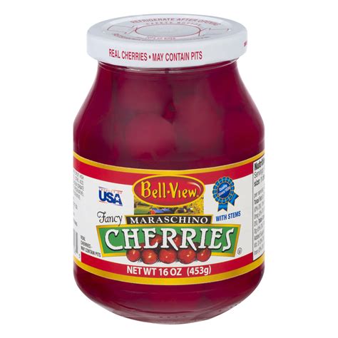 Maraschino Cherries 10oz. — Bell-View Foods