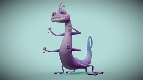 Randall Boggs from Monsters, Inc- Blender - Download Free 3D model by ...