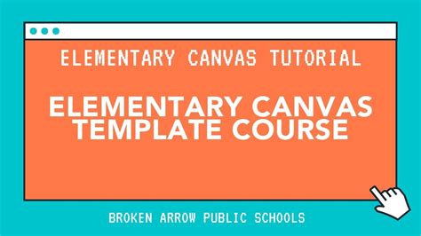 Elementary Canvas Tutorial| Elementary Template | Elementary, Math ...