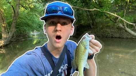 Creek Fishing For BASS!! (First Time At This Creek This Year) - YouTube