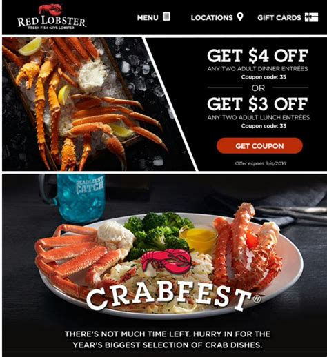 Red Lobster Coupons! Free Appetizer with sign up! | Savealotmom ...