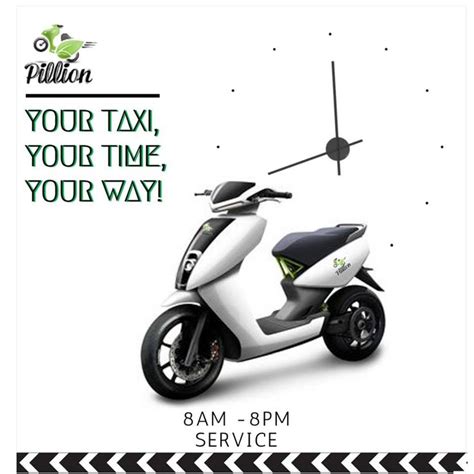 E-bike taxi service is a great initiative by Pillion Rides to make ...