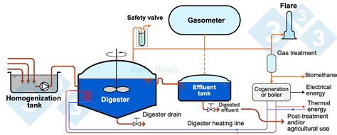 Anaerobic Digester Diagram