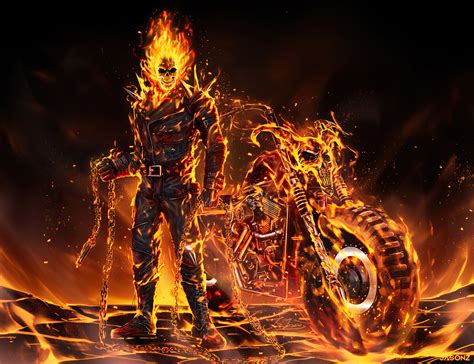 Ghost Rider 2020 Art Wallpaper,HD Superheroes Wallpapers,4k Wallpapers ...