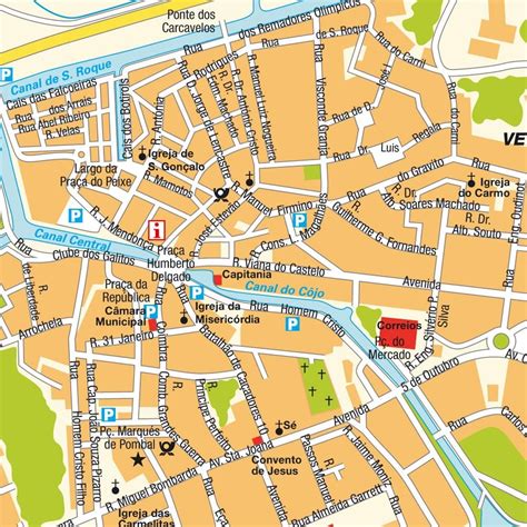 Large Aveiro Maps for Free Download and Print | High-Resolution and ...